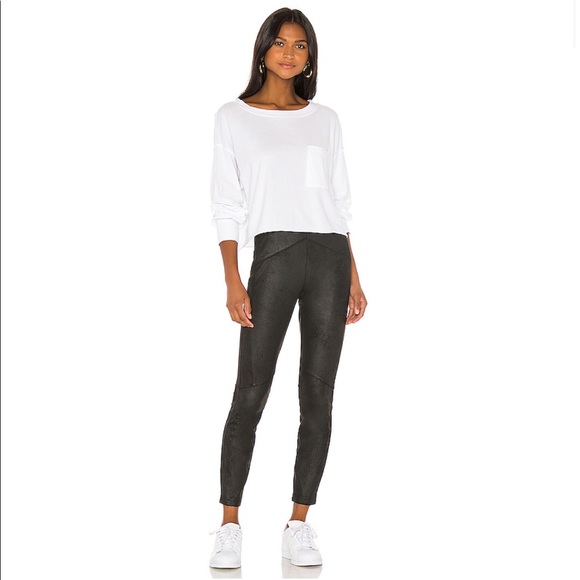 Free People Pants - NWT Free People Midnight Vegan Suede Skinny Pant